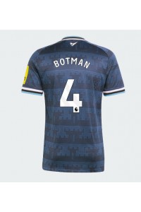 Newcastle United Sven Botman #4 Fotballdrakt Borte Klær 2026-27 Korte ermer